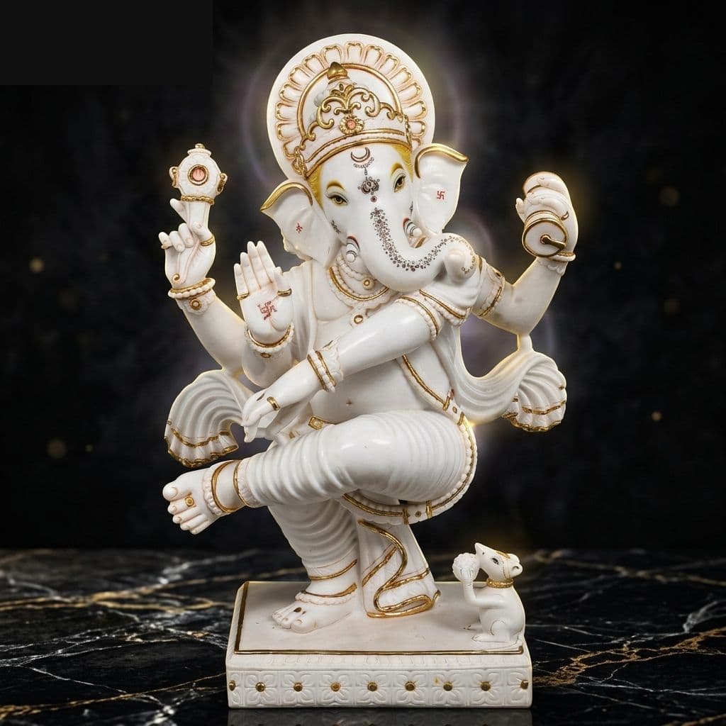 36" Large Dancing Ganesha